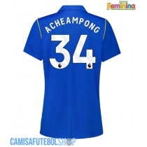 Camisa de time de futebol Chelsea Josh Acheampong #34 Replicas 1º Equipamento Feminina 2026-27 Manga Curta